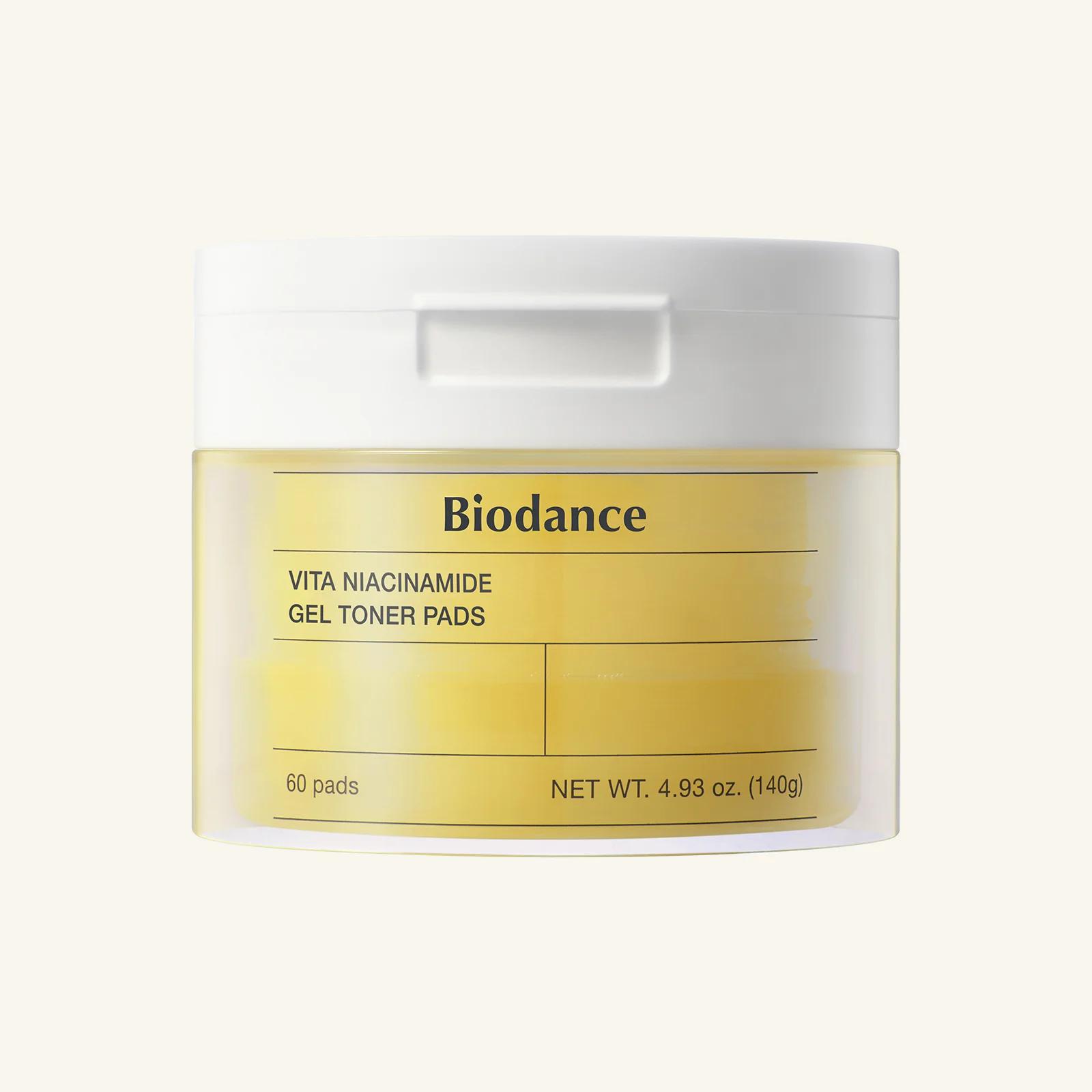 Biodance Vita Niacinamide Gel Toner Pad 60pcs 140ml