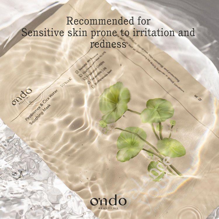 Ondo Beauty 36.5 Probiotics & Cica Water Soothing Mask 25ml