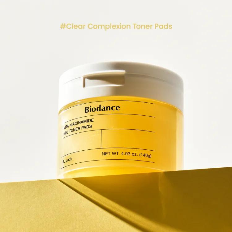 Biodance Vita Niacinamide Gel Toner Pad 60pcs 140ml