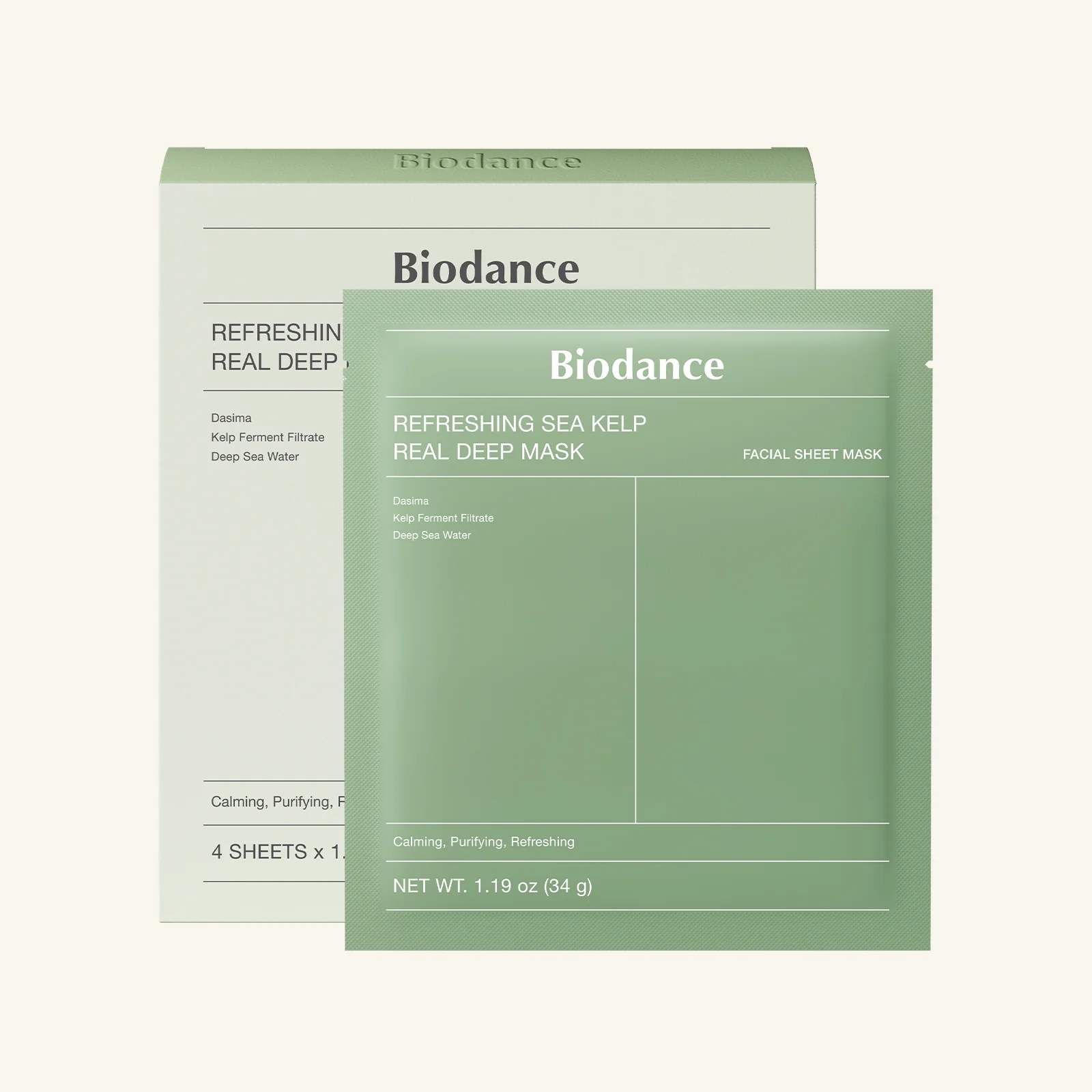 Biodance Refreshing Sea Kelp Real Deep Mask 34g