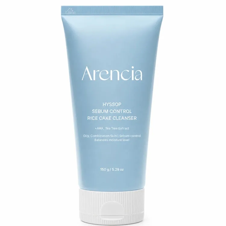 Arencia Hyssop Sebum Control Rice Cake Cleanser 150g