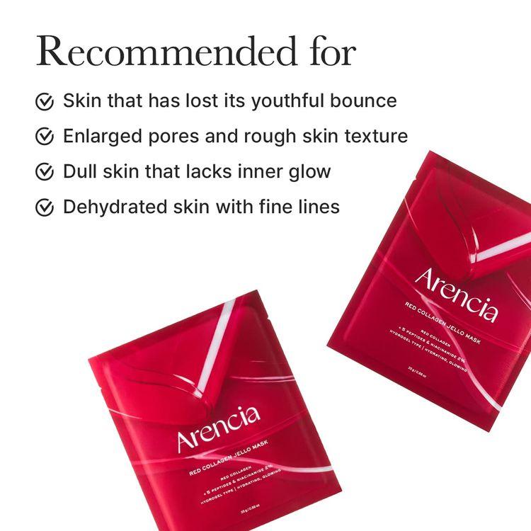 Arencia Red Collagen Jello Mask 25g