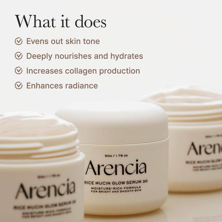 Arencia Rice Mucin Glow Serum 50g