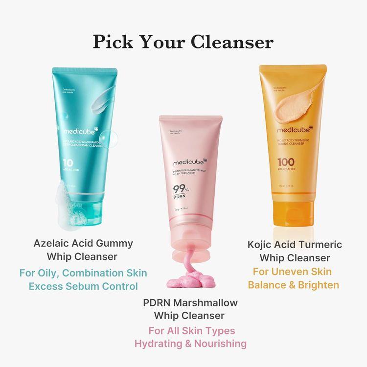 Medicube Kojic Acid Turmeric Toning Cleanser 120g
