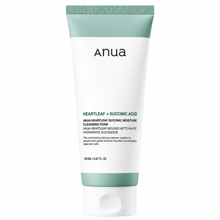 Anua Heartleaf Succinic Moisture Cleasing Foam 150ml
