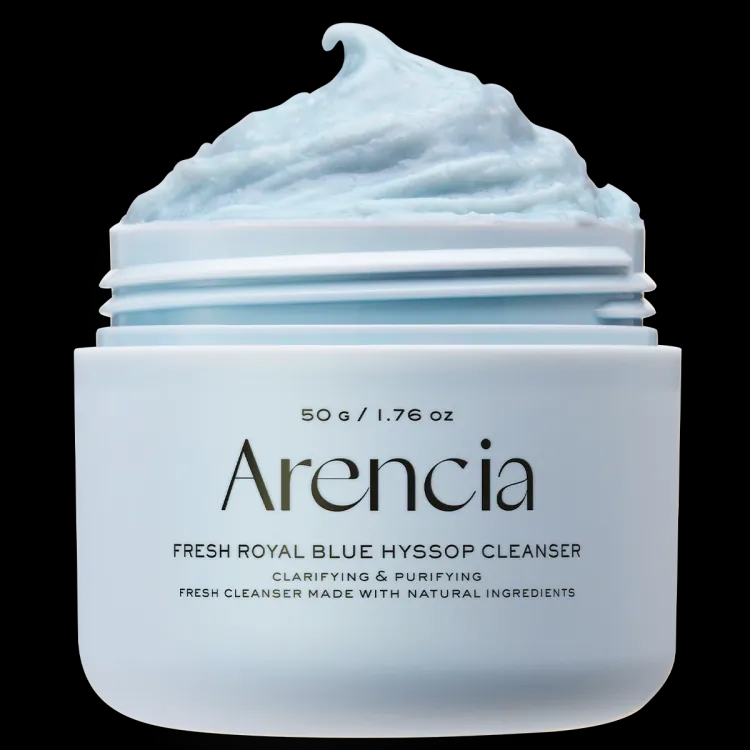 Arencia Fresh Blue Hyssop Rice Mochi Cleanser 120g