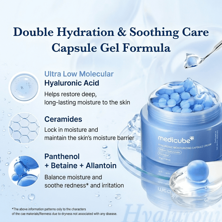 Medicube Hyaluronic Moisturizing Capsule Cream 55g
