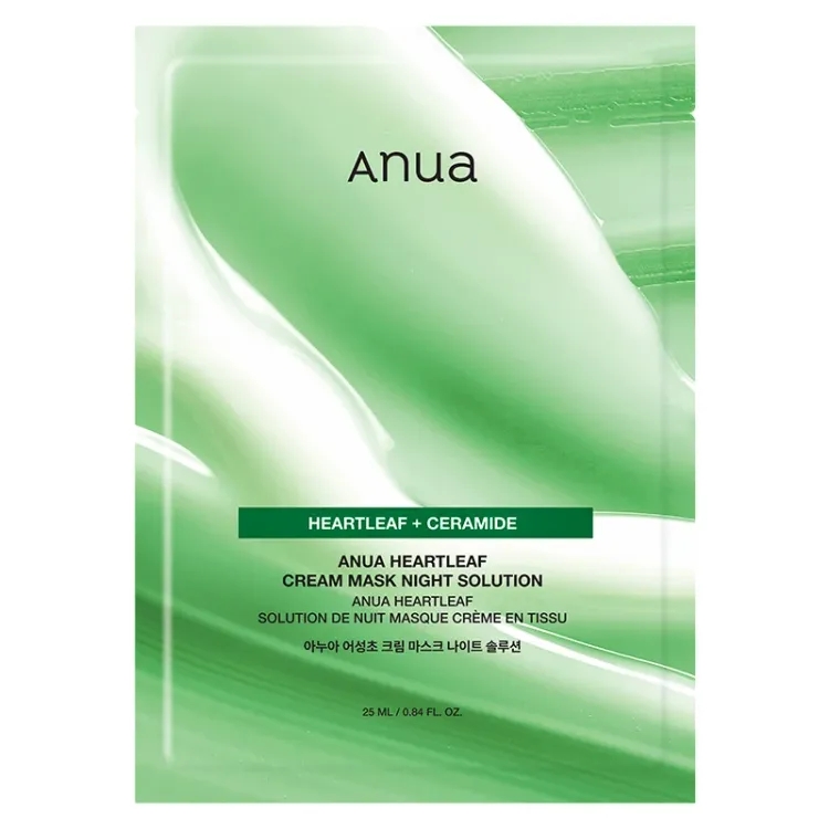Anua Heartleaf Cream Sheet Mask Night Solution 25ml