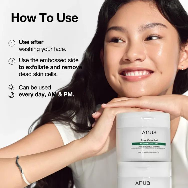 Anua Heartleaf 77% Toner Pad,70ea