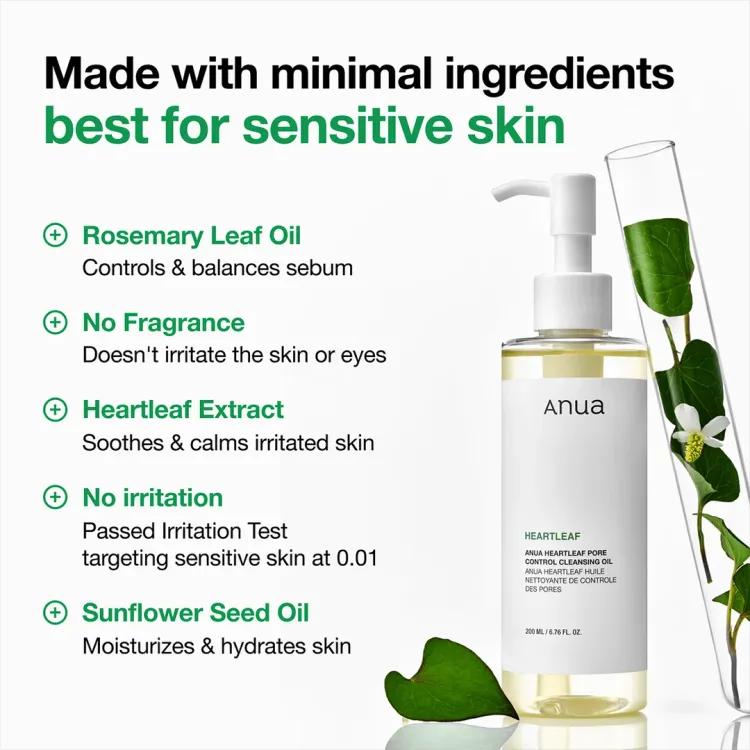 Anua Heartleaf Pore Control Cleansing Oil 200 Ml