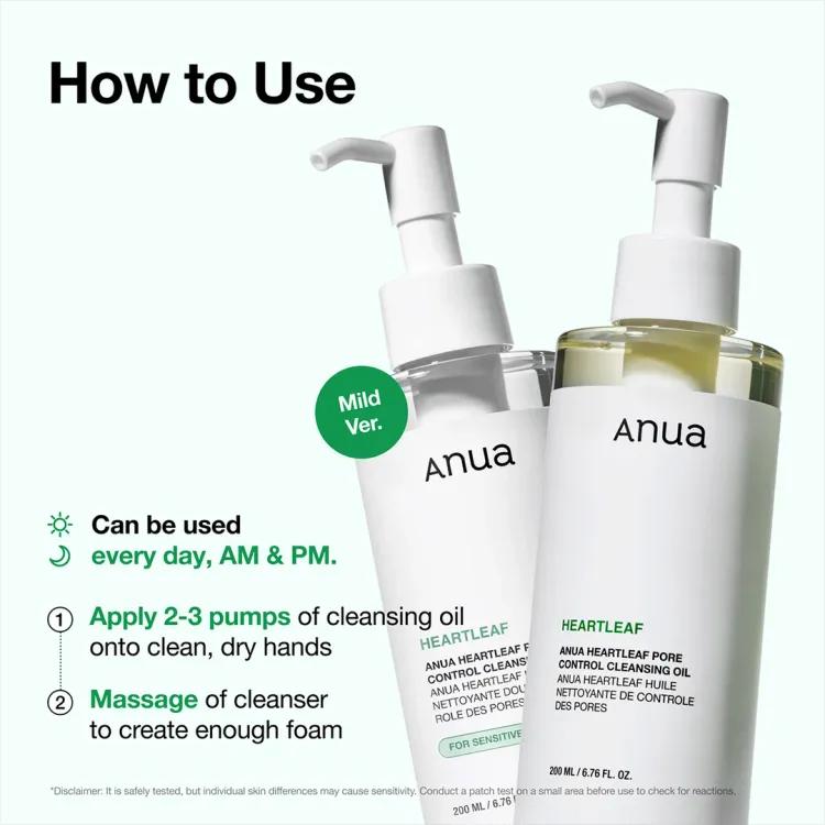 Anua Heartleaf Pore Control Cleansing Oil 200 Ml