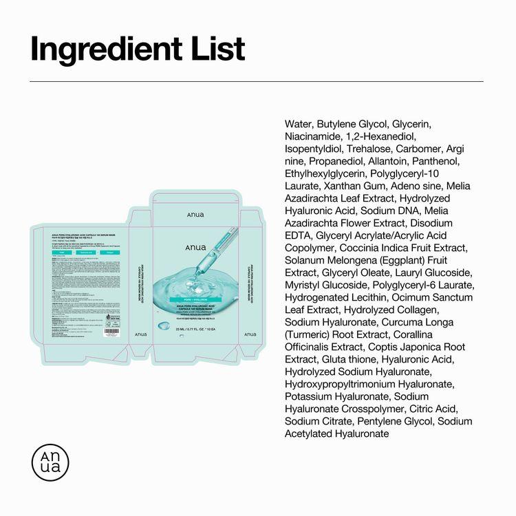 Anua Pdrn Hyaluron 100 Serum Mask 23ml