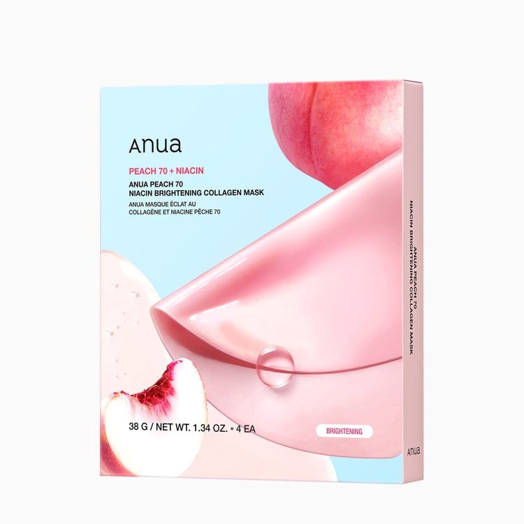 Anua Peach 70 Niacin Brightening Collagen Mask 38g