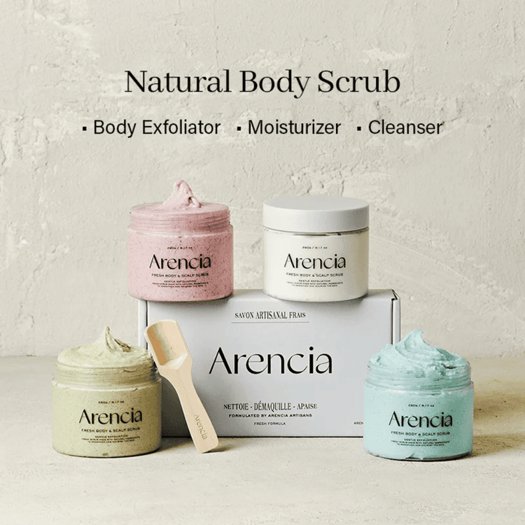 Arencia Fresh Cloud Salt Body & Scalp Scrub 260g
