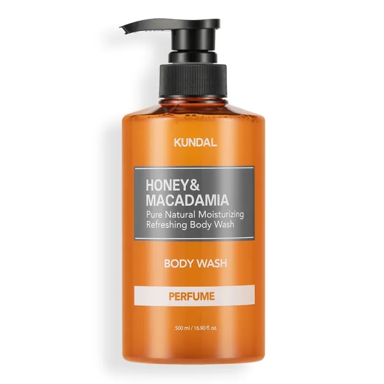 Kundal Honey&macadamia Pure Body Wash 500ml English Rose