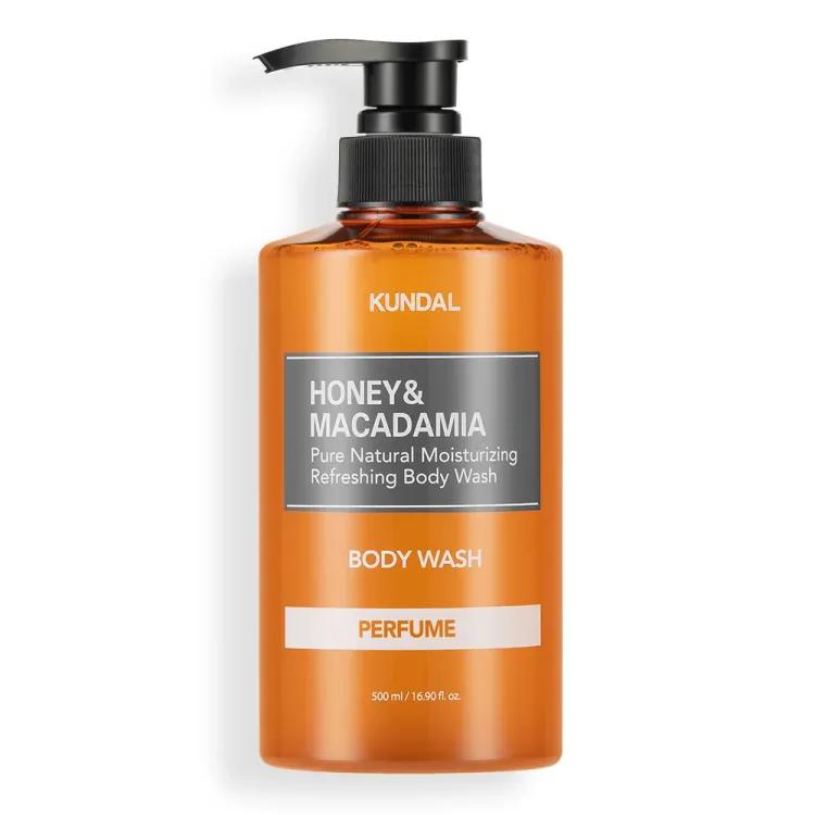 Kundal Honey&macadamia Pure Body Wash 500ml English Rose