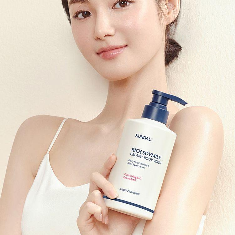 Kundal Rich Soymilk Creamy Body Wash 500ml Mellow Vanilla