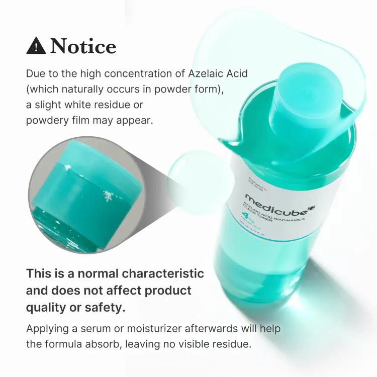 Medicube Azelaic Acid Niacinamide Clear Toner 250ml