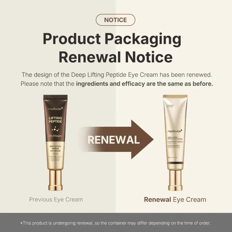 Medicube Deep Lifting Peptide Eyecream For Face 30ml