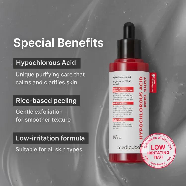 Medicube Hypochlorous Acid Rice Peel Shot 80ml