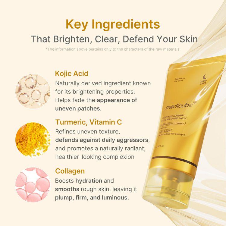 Medicube Kojic Acid Turmeric Night Wrapping Mask,75ml