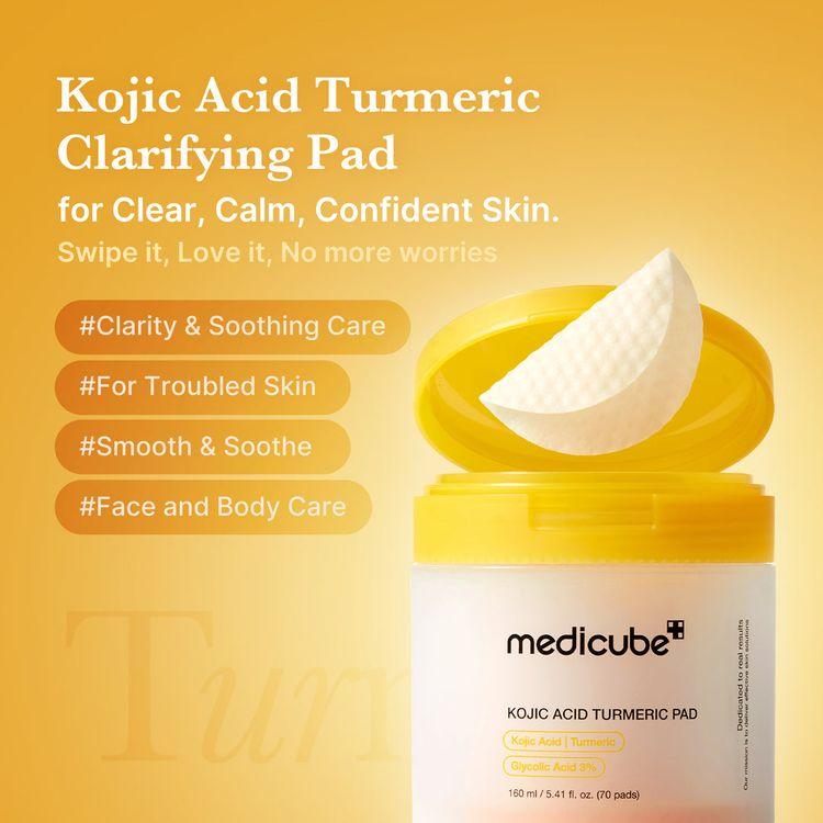 Medicube Kojic Acid Turmeric Pad 70pcs 160ml