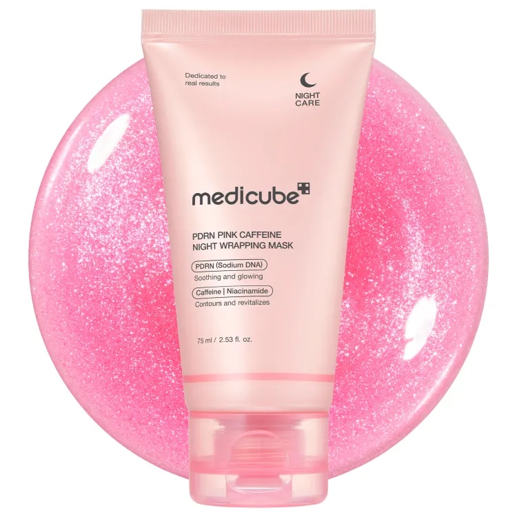 Medicube Pdrn Pink Caffeine Night Wraping Mask 75ml