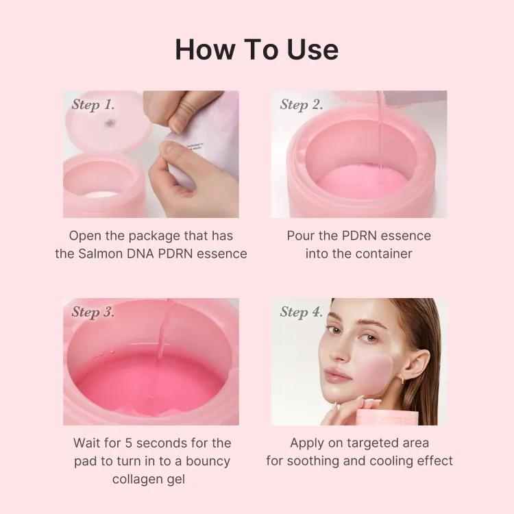 Medicube Pdrn Pink Collagen Toning Gel Toner Pad 70ea, 120ml