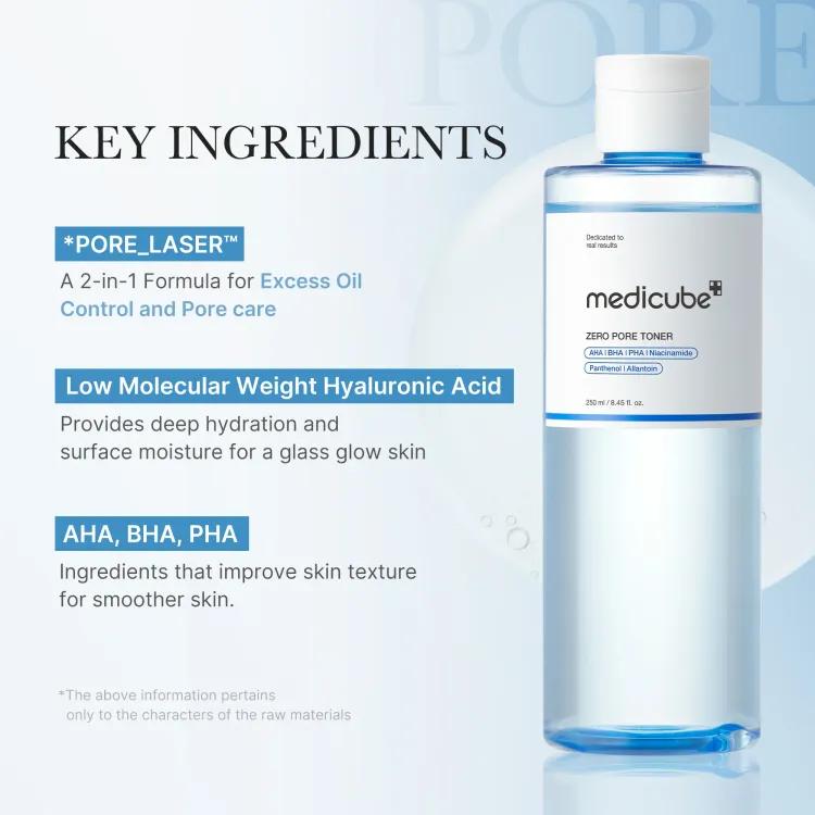 Medicube Zero Pore Toner 250ml
