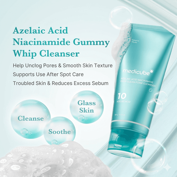 Medicube Azelaic Acid Niacinamide Deep Clean Foam 120g