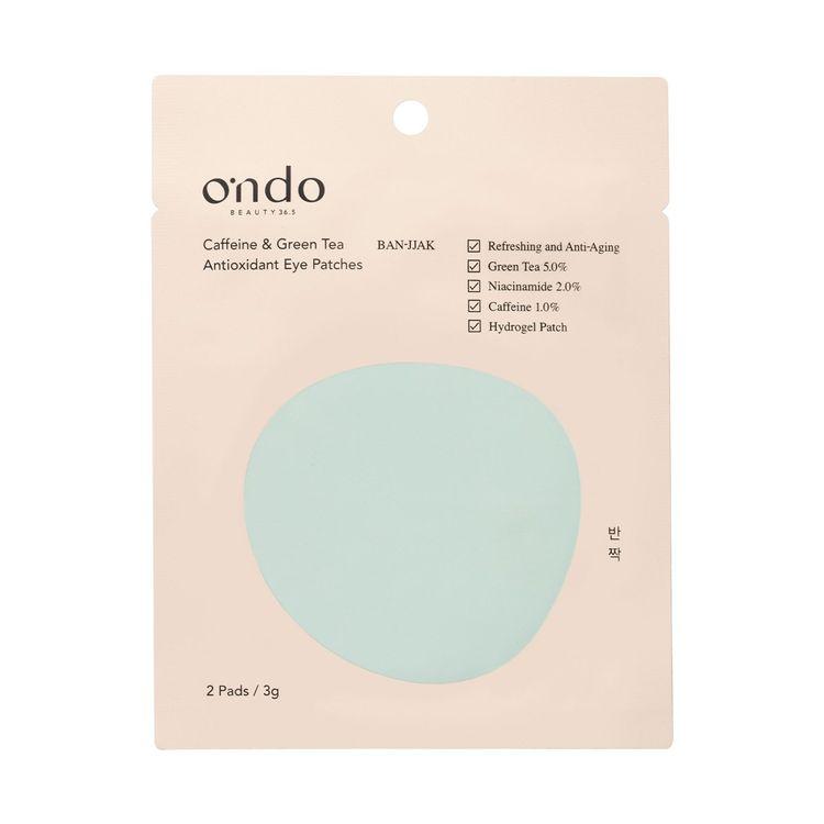 Ondo Beauty 36.5 Caffeine & Green Tea Antioxidant Eye Patches 3g (2 Patches)